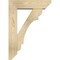 Ekena Millwork Olympic Slat Rough Sawn Bracket w/ Offset Brace, Douglas Fir, 6"W x 20"D x 28"H BKT0604X20X28OLY06RDF - alternate 2